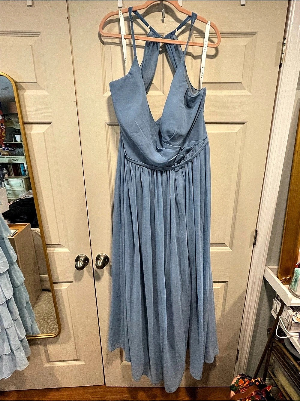 Azazi Dominic Gown in Steel Blue Size 24 New with tags
